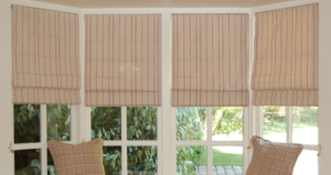 custom roman blinds